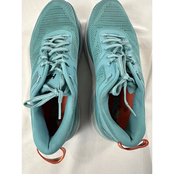 Hoka One One Bondi 7 1110519-AEBL Womens US 10 Running Shoes Aquarelle Sneakers - Picture 6 of 8